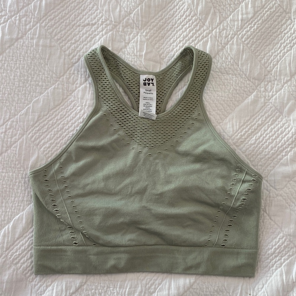 Green Sports Bra
